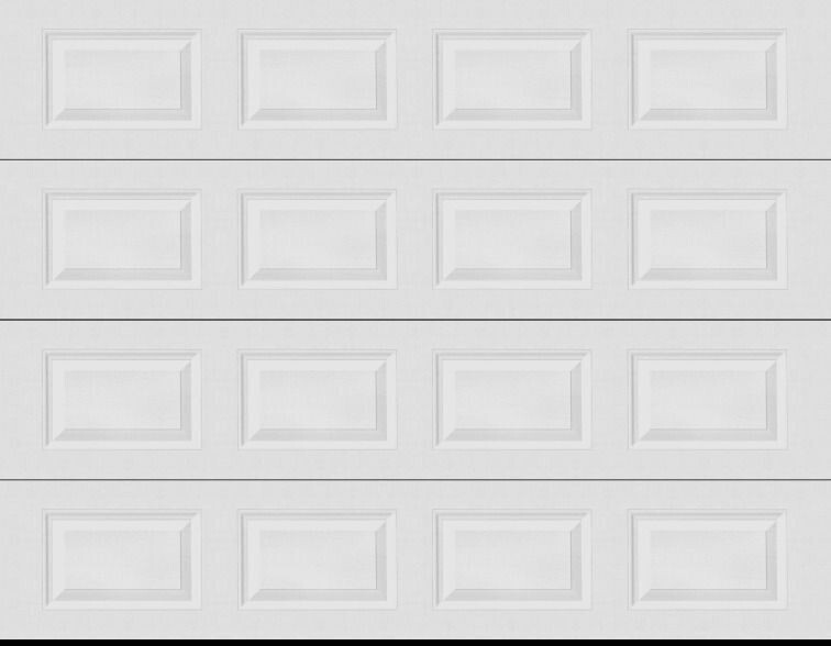 9x7 Amarr Lincoln 1000 Garage Door - White
