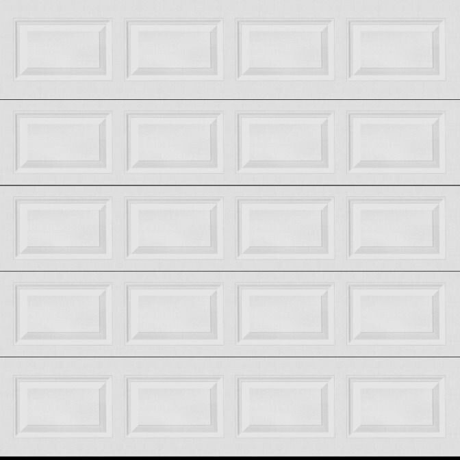 8x8 Amarr Lincoln 1000 Garage Door - White