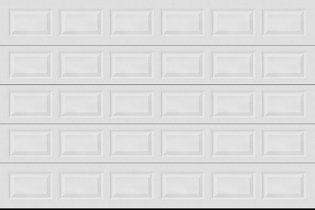 12x8 Amarr Lincoln 1000 Garage Door - White