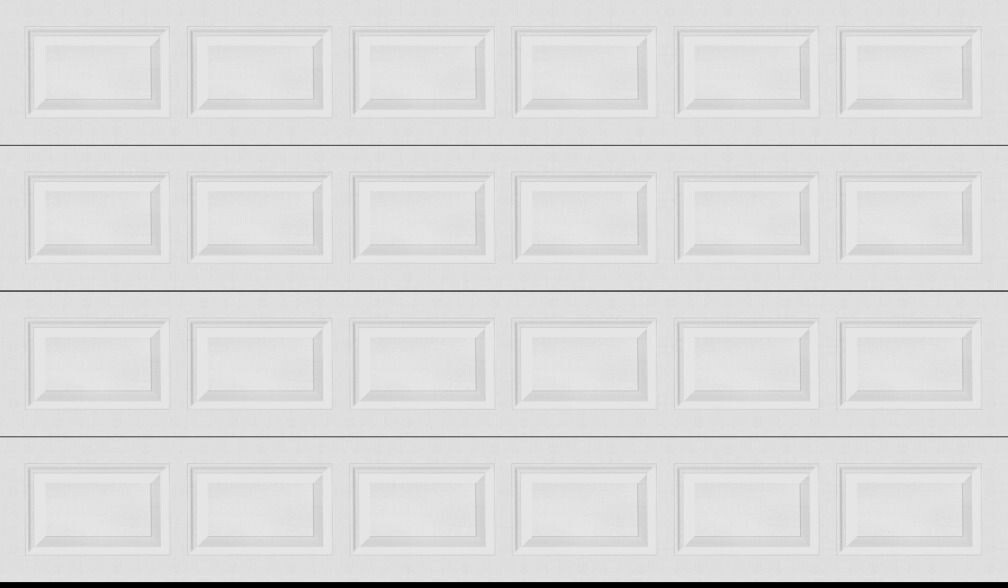 12x7 Amarr Lincoln 1000 Garage Door - White