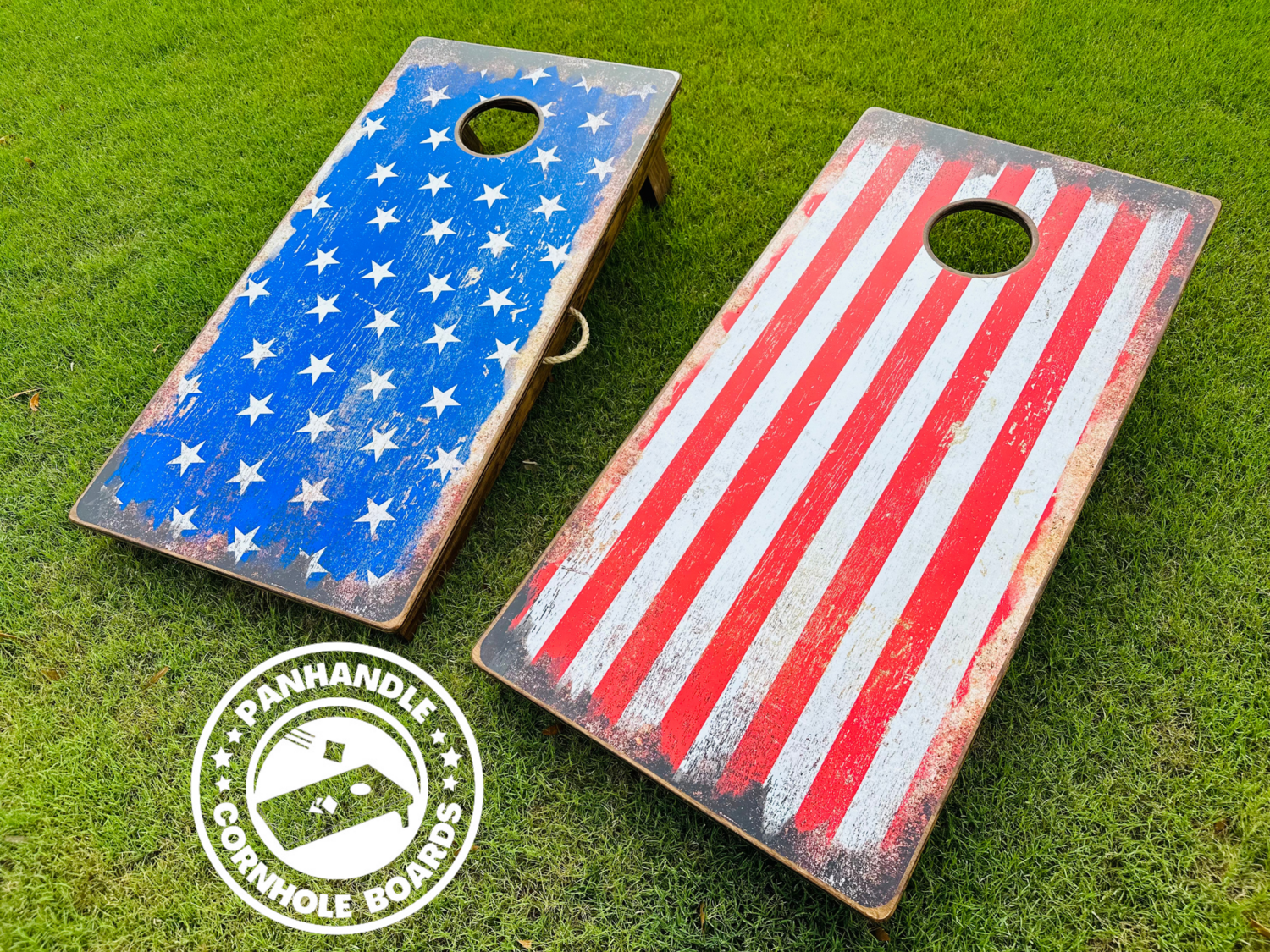 Patriotic Cornhole Boards