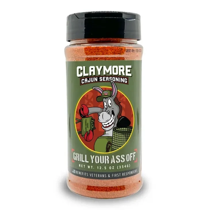 Claymore Cajun Seasoning™ - Creole, Spicy, Seafood Blend - 14oz Bottle