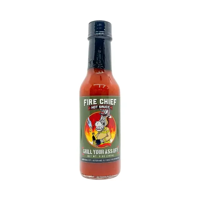 Fire Chief Hot Sauce - Mild, Flavor, Taco, Chicken, Nachos