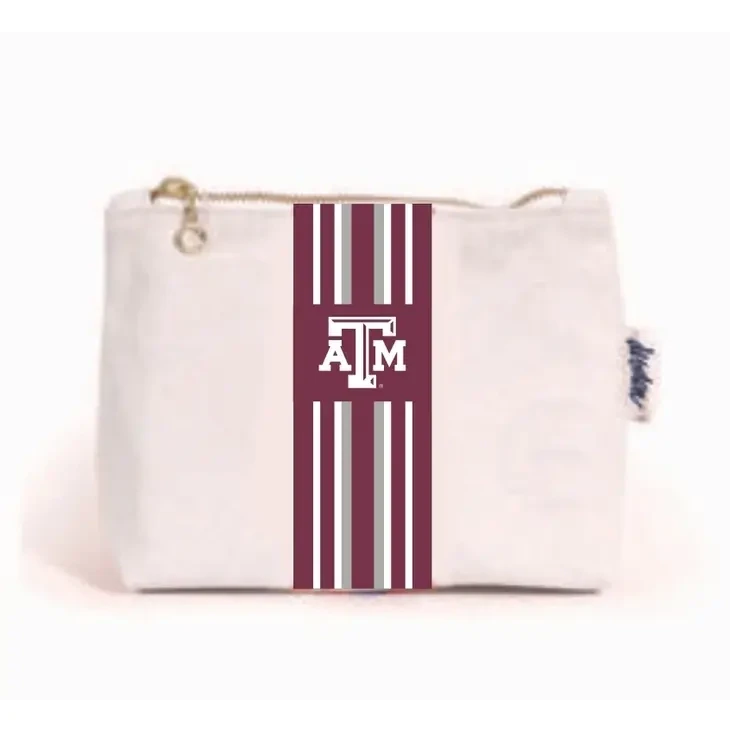 Texas A&amp;M Small canvas pouch