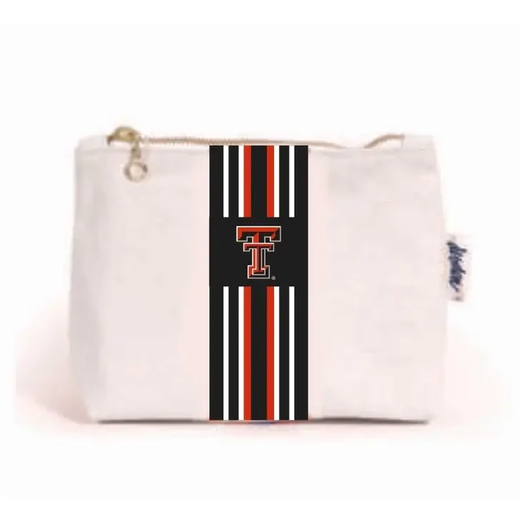 Texas Tech Small canvas pouch