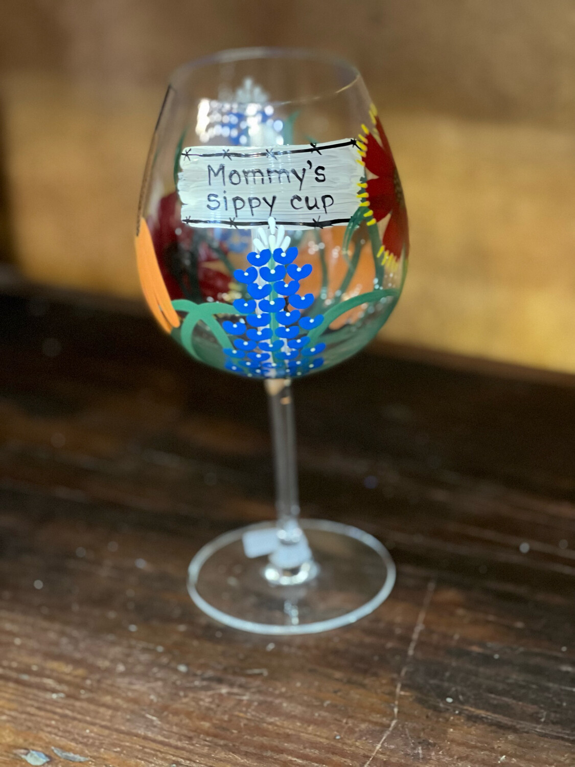 Mommy&#39;s Sippy Cup Wine Glass