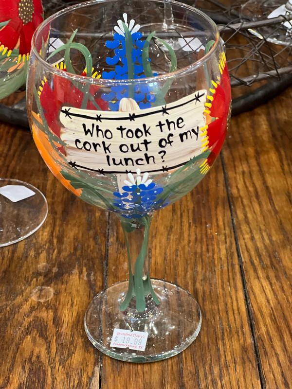 Who Took the Cork Wine Glass