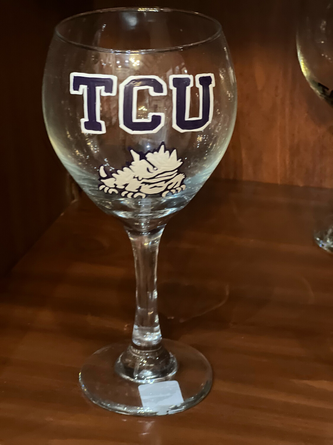 TCU Wine Glass