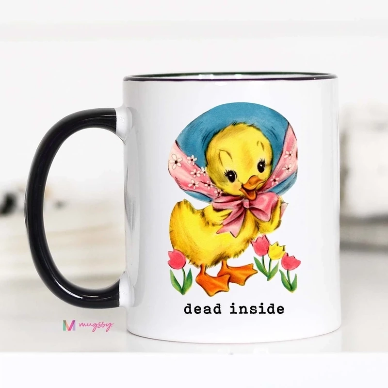 Dead Inside Funny Mug 11OZ