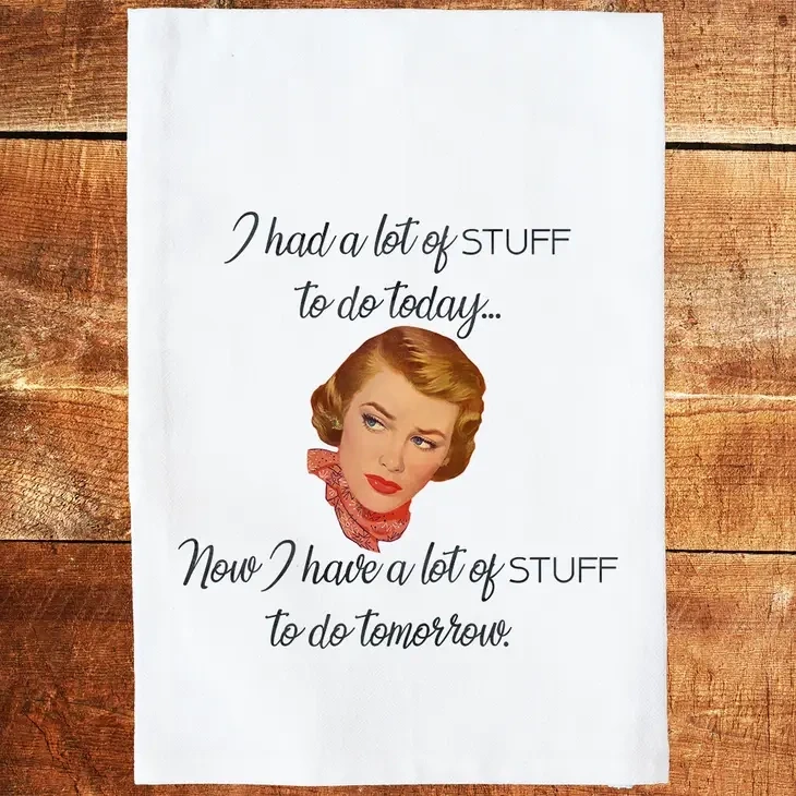 STUFF TO DO DISH TOWEL