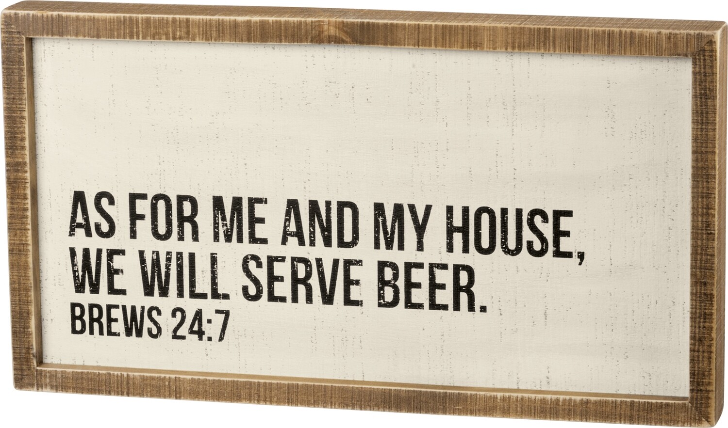 Box Sign Serve Beer
