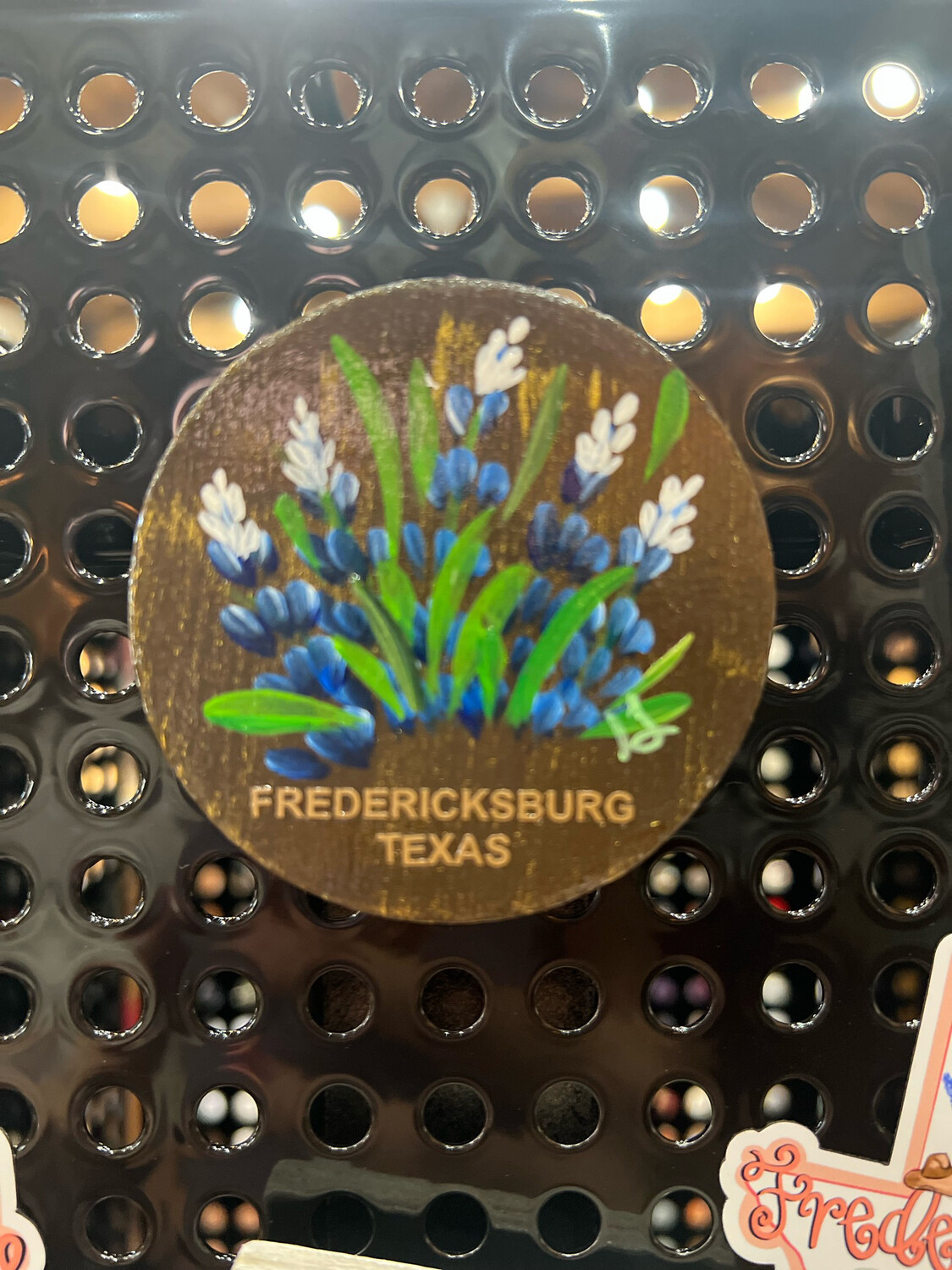 Bluebonnet Wood Magnet Misc Shape