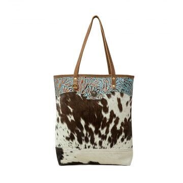 Sooty Specks Canvas &amp; Hairon Bag
