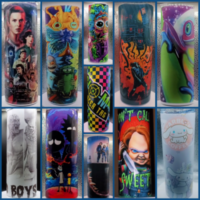Custom 20 oz Skinny Tumbler