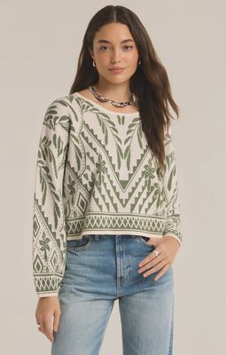 YEVA PALM SWEATER