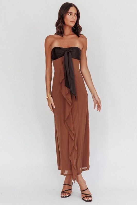 EMMIE STRAPLESS MIDI