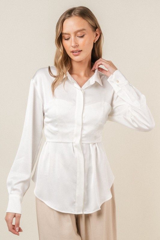 NIKKI CORSET SHIRT