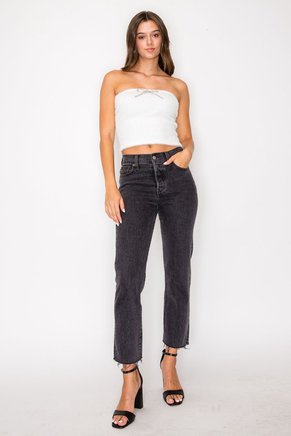 TOAST TO YOU BOW TUBE TOP