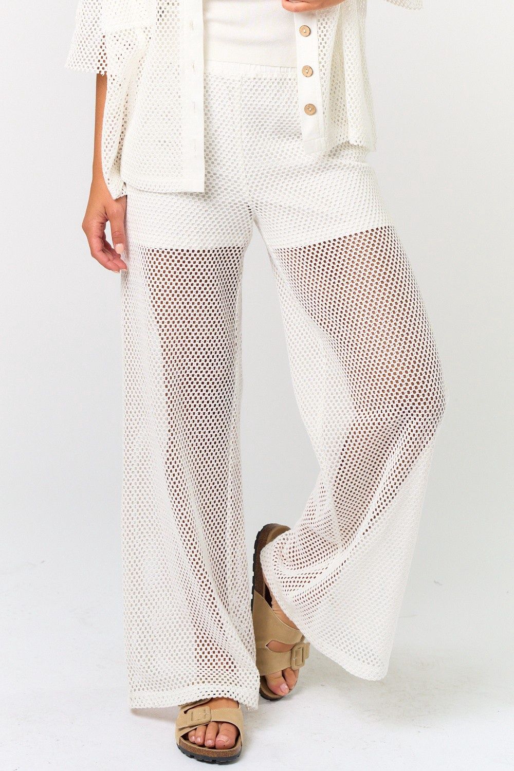 SAVANNAH CROCHET PALAZZO PANT