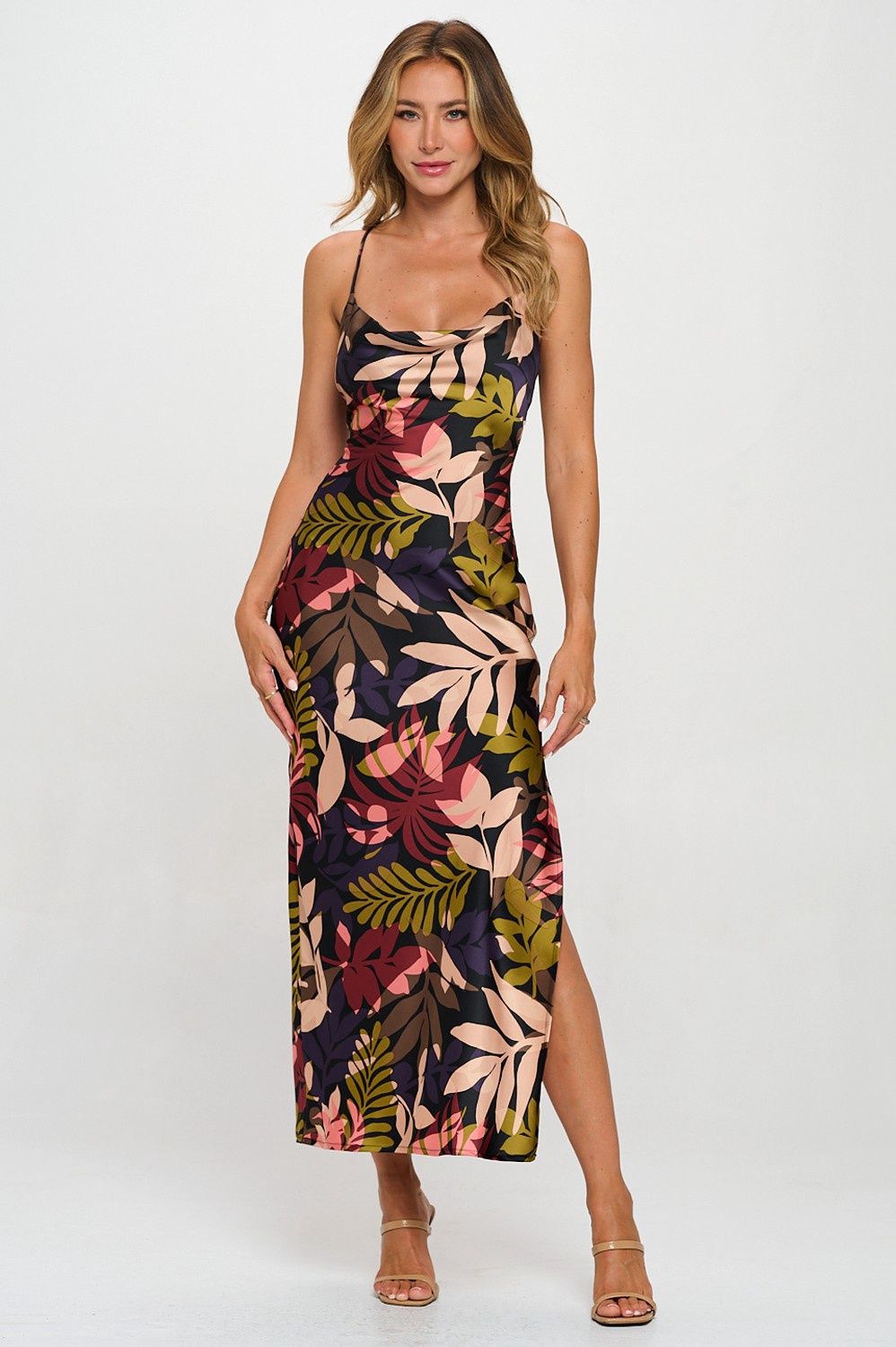 BIRDSONG FLORAL TIE BACK MAXI