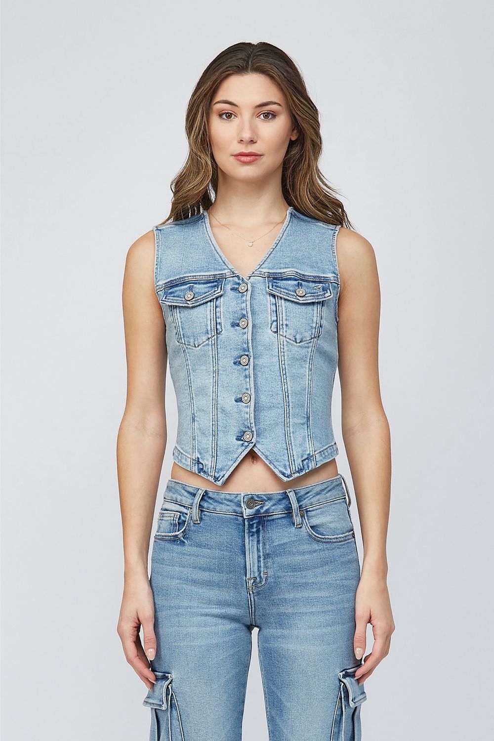 PERFECT FITS DENIM VEST