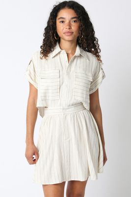 CHLOE NATURAL HABITS BUTTON DRESS