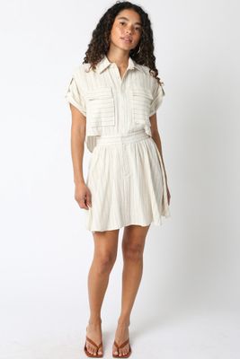 CHLOE NATURAL HABITS BUTTON DRESS