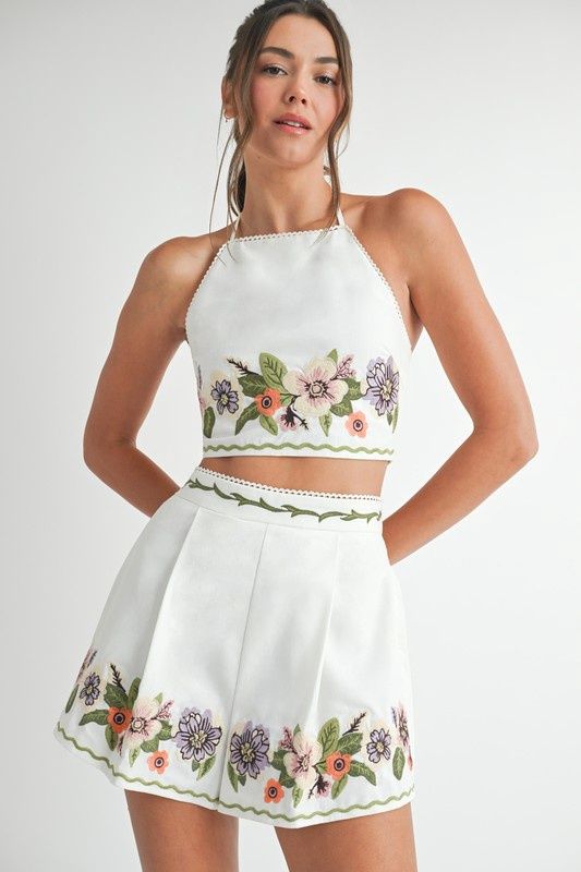 PORTOFINO EMBRO SKIRT SET