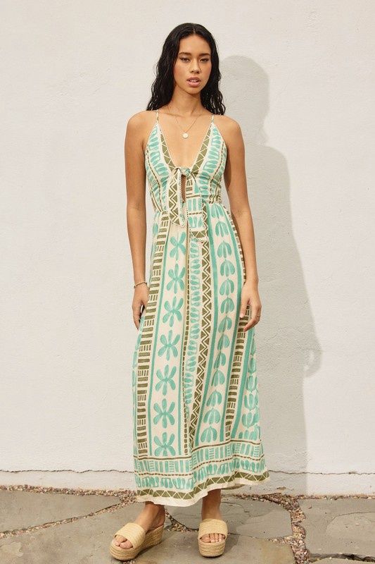 ISLAND TIME KNOT FRONT MAXI
