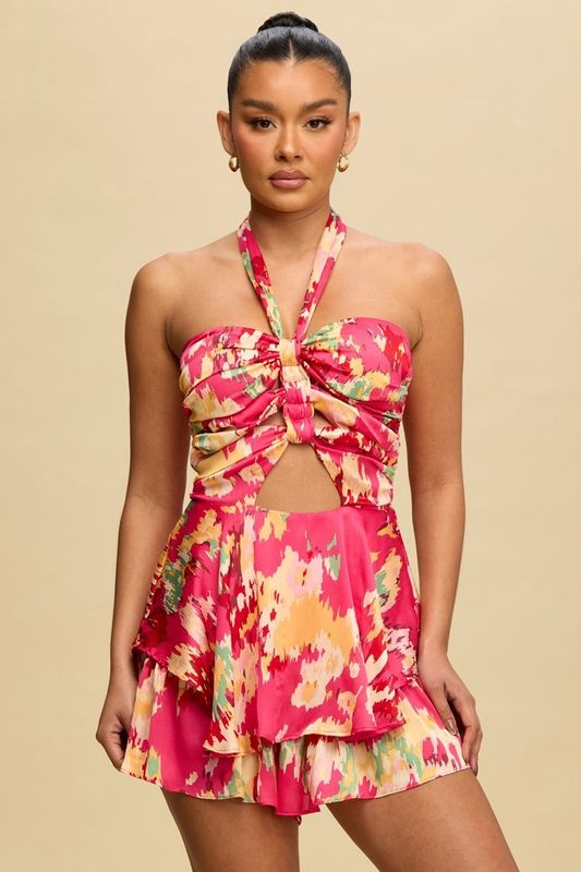 COLADA VISTA HALTER ROMPER