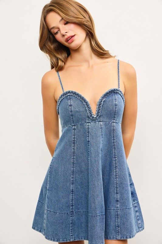 SABINA DENIM DRESS