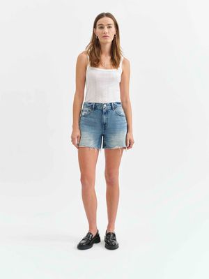 CROSSROADS MID RISE LOOSE SHORTS