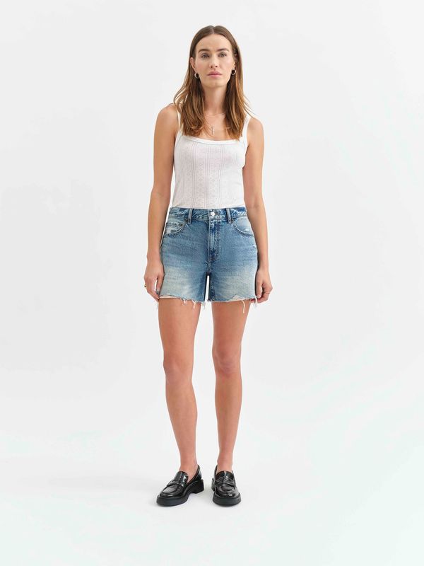 CROSSROADS MID RISE LOOSE SHORTS