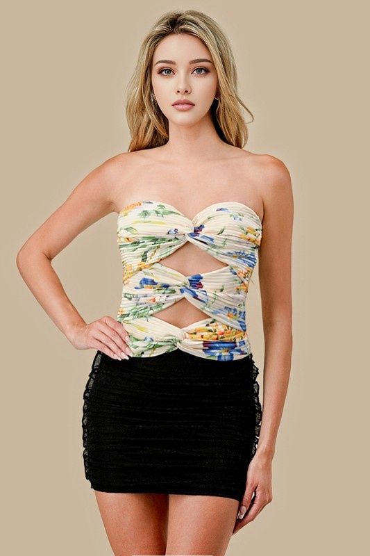 SUKI TWIST FRONT TOP