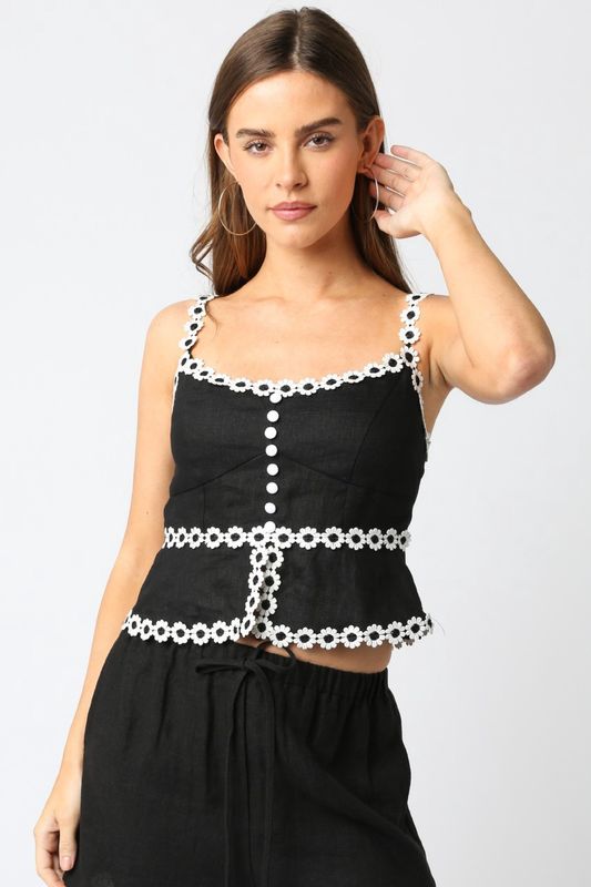 MARISA FLORAL TOP