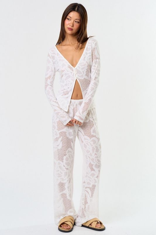 POPLIN COVER UP PANTS