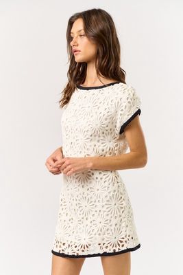 LANITA CROCHET MINI DRESS
