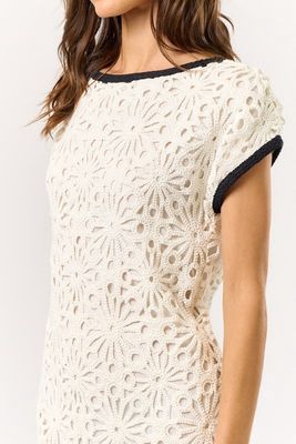 LANITA CROCHET MINI DRESS