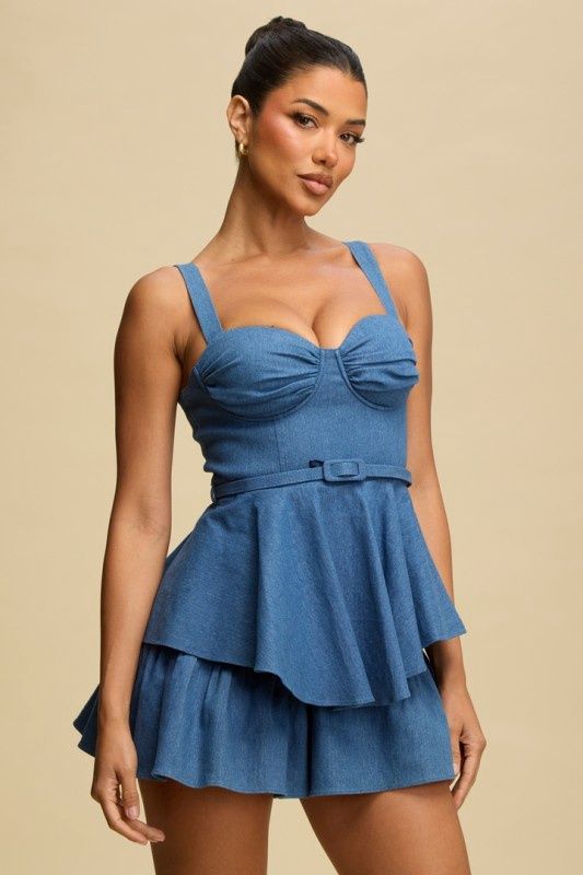 NICA DENIM ROMPER