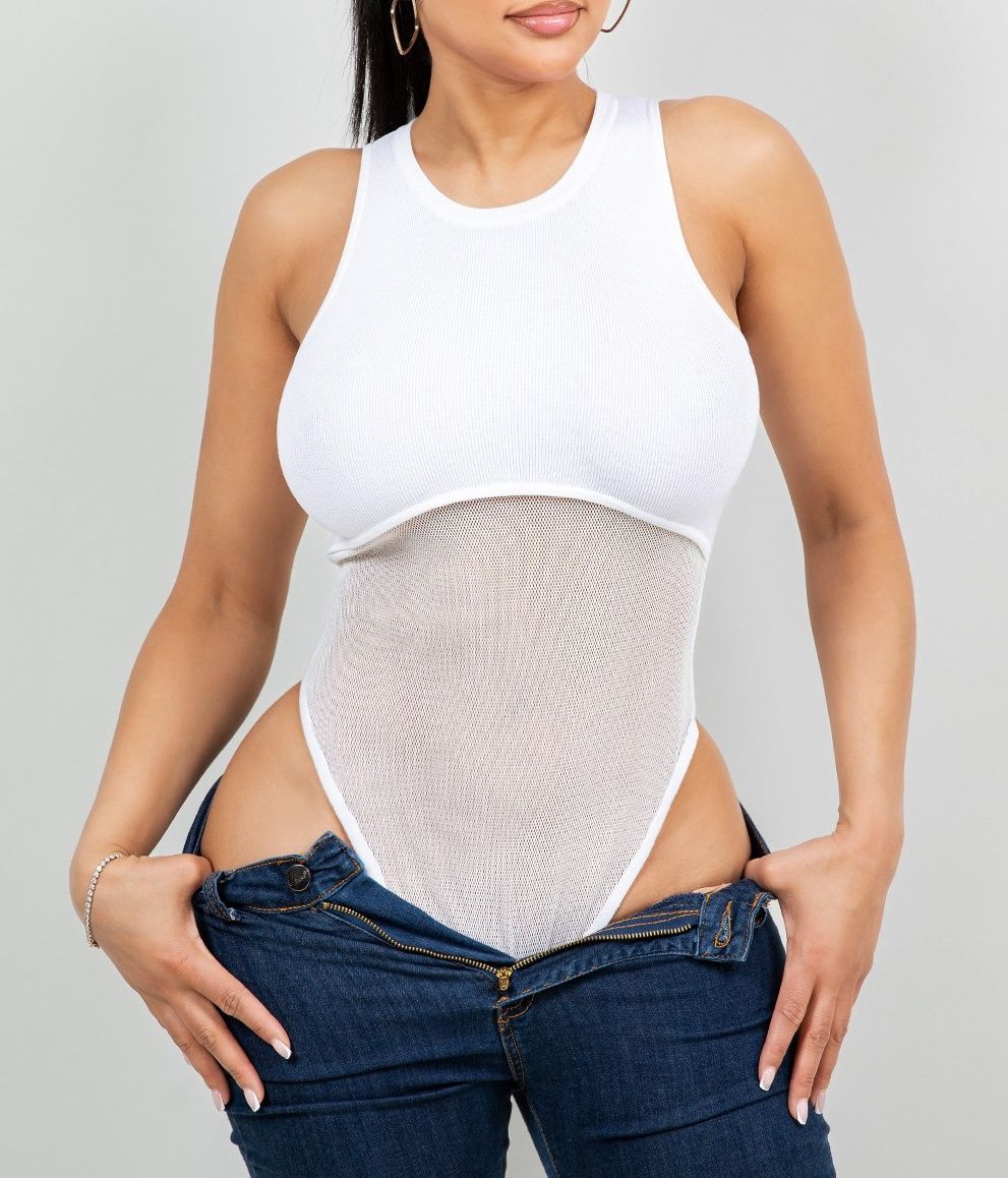 KIAMA MESH MID BODYSUIT
