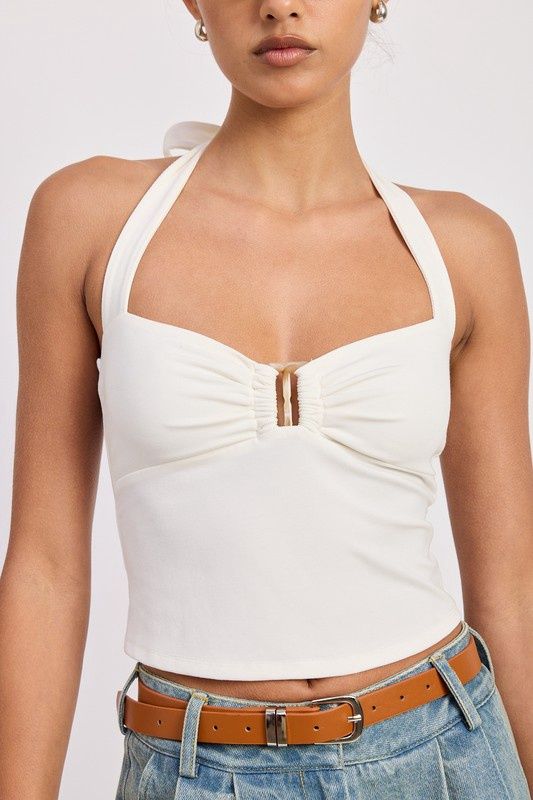 EVA HALTER TIE BACK