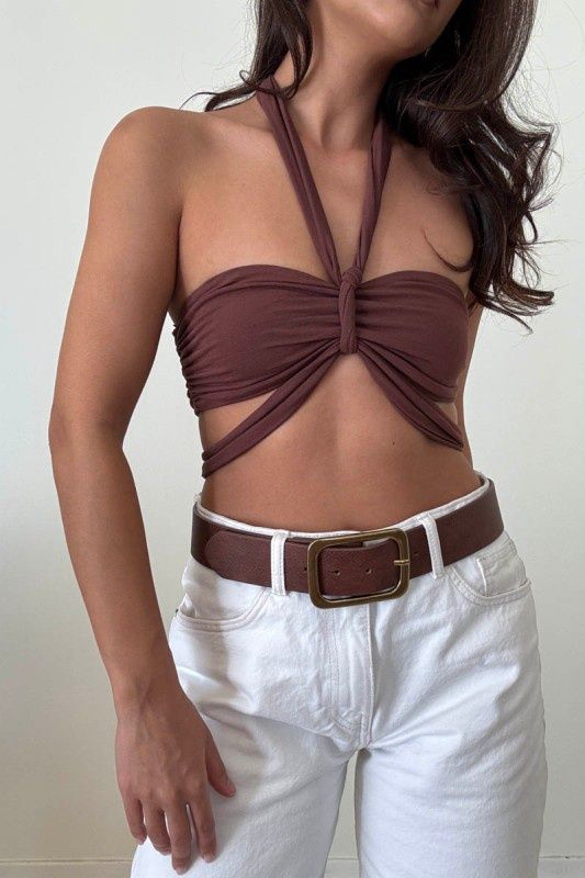 GIGI HALTER KNOT TOP