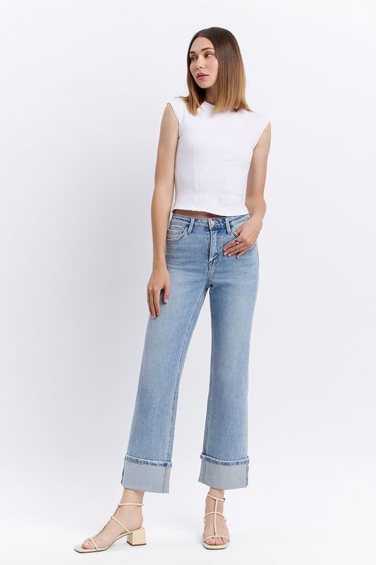 ELAN HIRISE SLIM WIDE JEAN