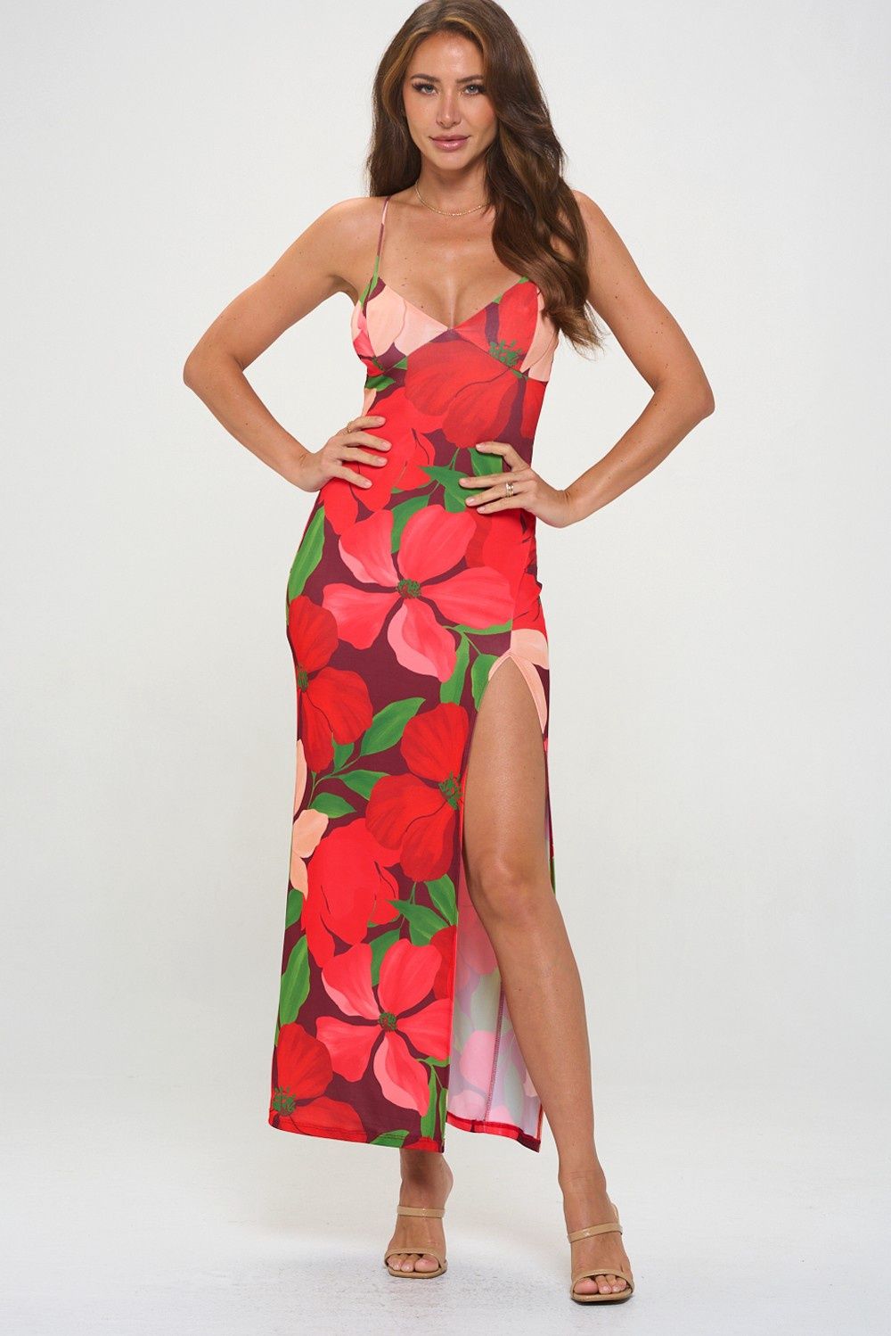 PORTUGAL SUN FLORAL MAXI DRESS