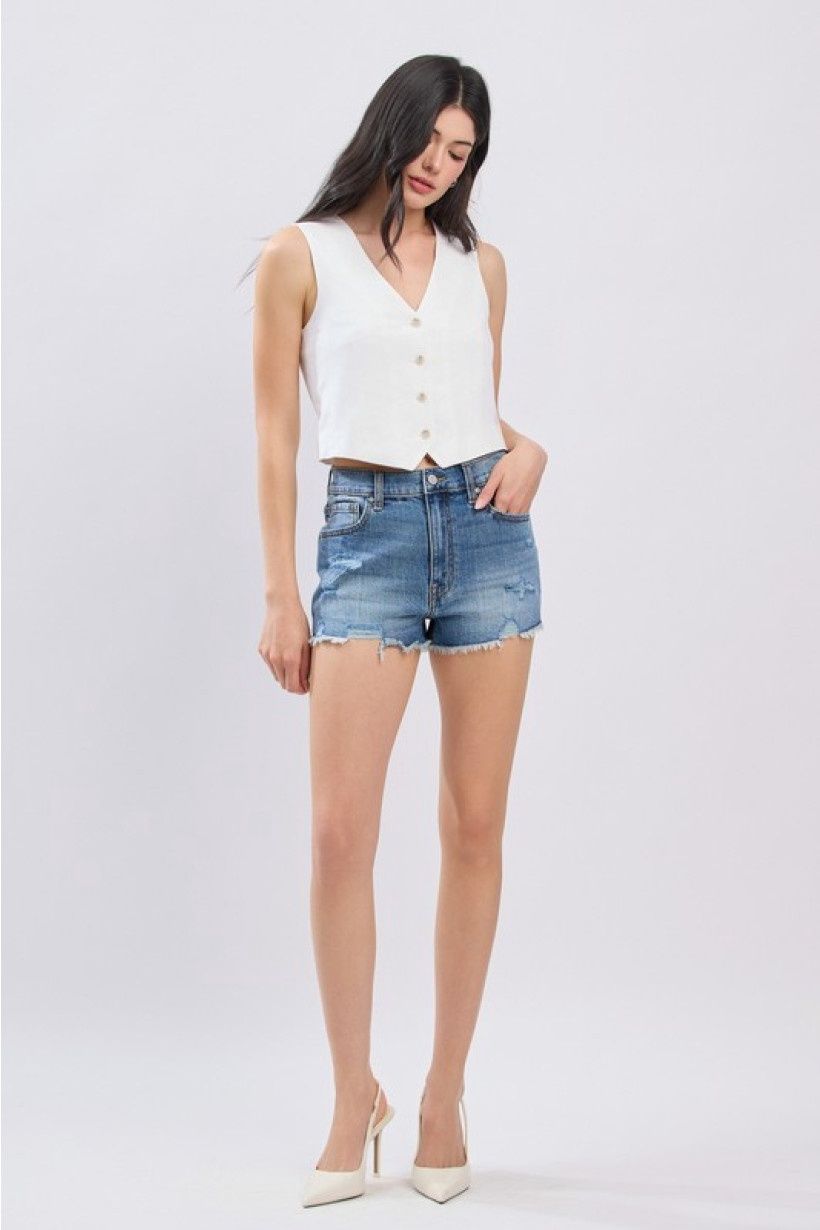 LULU SUPER HIRISE CUTOFF SHORTS