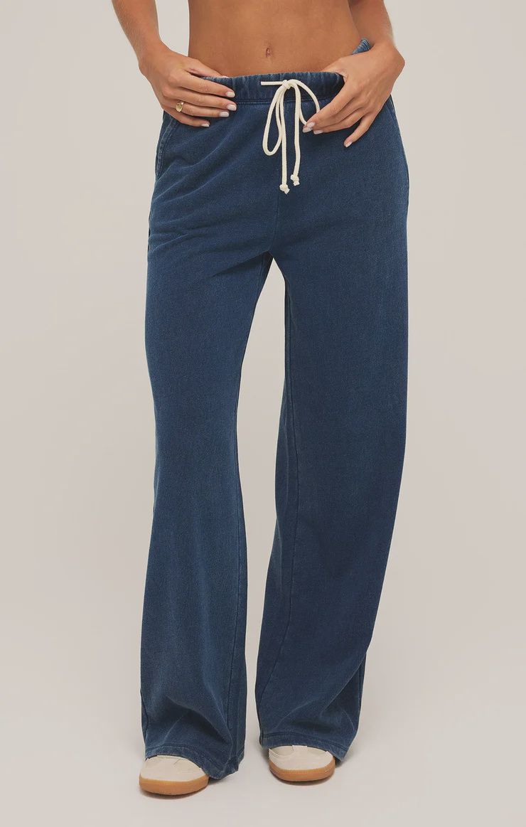 HUNTER KNIT DENIM PANT, Colour: INDIGO, Size: XSMALL