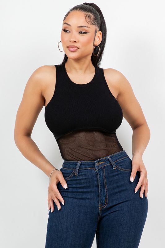KIAMA MESH MID BODYSUIT