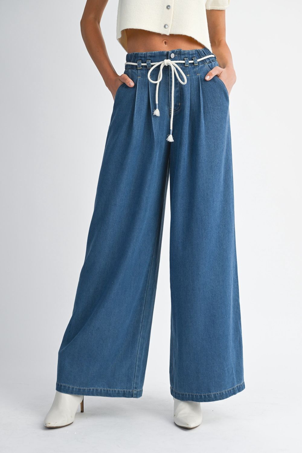 ROPPIN WIDE DENIM ROPE JEAN