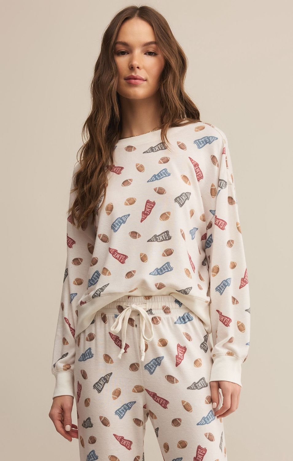 ELLE LET&#39;S GO PULLOVER, Colour: VANILLA, Size: XSMALL