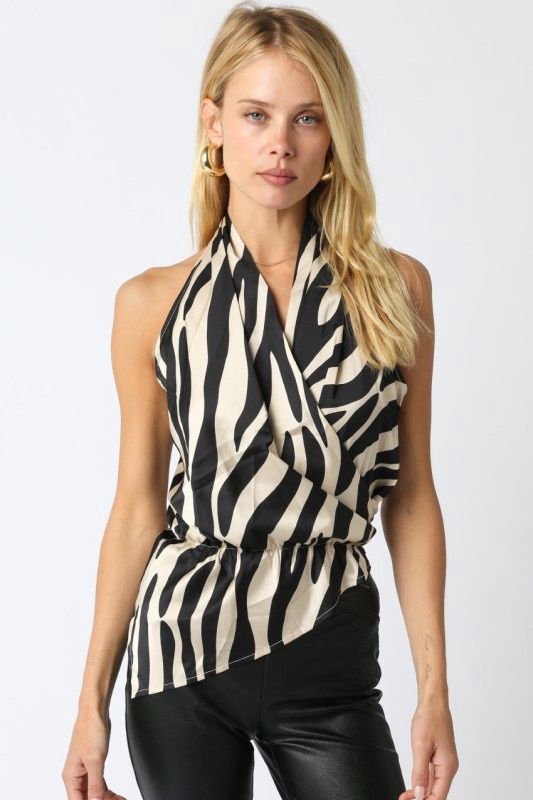 SABRINA HALTER TOP